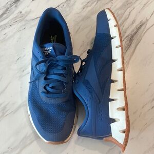 Reebok Blue Zig Lace Up Sneakers 10.5 Men